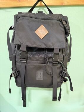 Topo Designs Kodiak Cakes Rover Pack Backpack Black